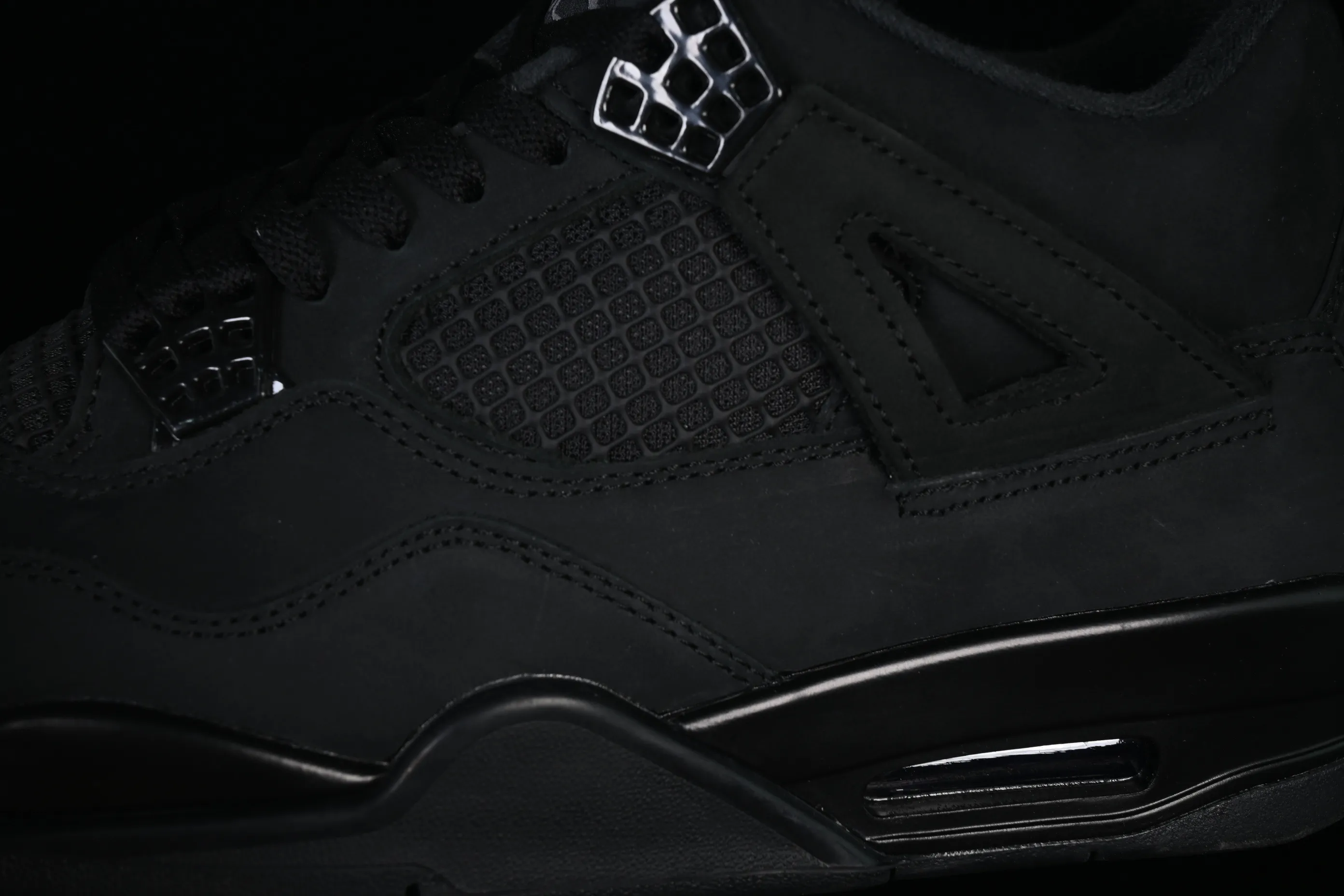 All categories Air Jordan Jordan series basketball shoes Air Jordan 4 TG version Air Jordan 4 Retro "Black Cat" AJ4 Joe 4 new black cat FV5029-010